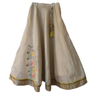 Kid/Junior Indian Skirt Lehenga Formal Gold/Champagne Junior's XS Kid's Large